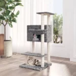 Arbre à chat gris moderne – Image 2