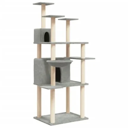 Grand Arbre à Chat Gris Clair
